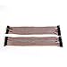 30CM M/M Jumper Wires,Michael Josh Breadboard 80 Pin Male to Male Ribbon Cables Kit(2 X 40 Pcs)