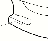 American Standard 034782-2090A.209 Rhapsody Blue BOLT CAP PLATE KIT-ROM/ELL/NEW LEX-RAPSB 034782-20