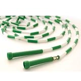 US Games 16ft Green with White Segmented Skip Rope