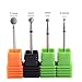 MZCMSL 4PCS Cuticle Clean Drill Bit Diamond Nail Bit Ball Head Stone File Manicure Pedicure Nail Art Tools