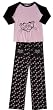 Pink Panther - Cutest Ever Pink and Black PJ Set for women