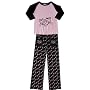 Pink Panther - Cutest Ever Pink and Black PJ Set for women