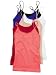 Cami Camisole Built in Shelf BRA Adjustable Spaghetti Strap Tank Top