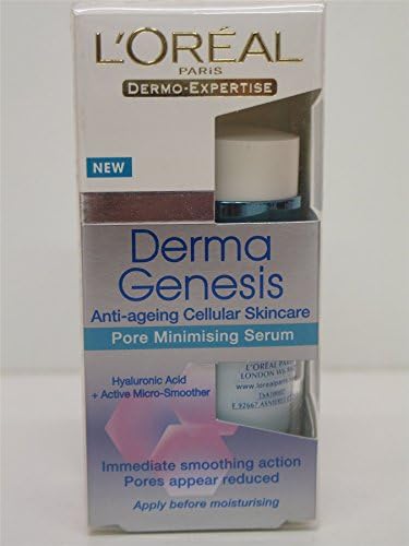 3 x L'Oreal Derma Genesis Pore Minimising Serum Anti-Ageing Cellular Skincare