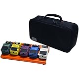 Gator GPB-LAK-OR Small Aluminum Pedal Board with Carry Bag, Orange