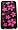 EMARTBUY APPLE IPOD TOUCH 2G/3G SILICON CASE/COVER/SKIN FLORAL BLACK + SCREEN PROTECTOR