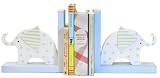 New Arrivals Bookends, Blue Elephant