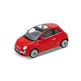 Welly. 1:24 Scale Detailed Die Cast Model - Fiat 500 Red