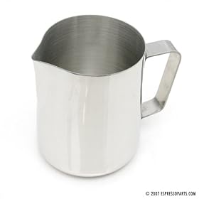 Steaming Pitcher 12 oz. Espresso Milk - Straight Sided Frothing Pitcher by UPDATE