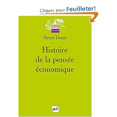 Histoire de la pens�e �conomique