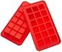 Casabella 53285 Silicone True Cube Ice Cube Tray, Set of 2