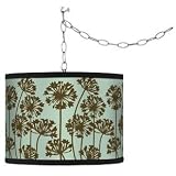 Stacy Garcia African Lily Ice Giclee Plug-In Swag Chandelier
