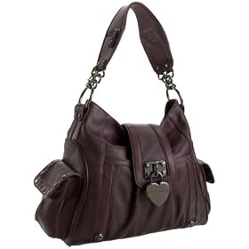 Betsey Johnson Locked In Large Hobo