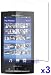 Sony Ericsson Xperia X10 Screen Protector Film Clear (Invisible) (3-Pack)