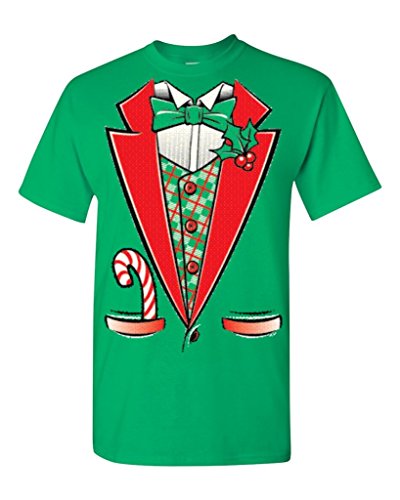 Tuxedo Christmas Costume T-shirt #12258 Funny Xmas Shirts