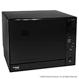Countertop Portable Dishwasher with Digital Controls - Black