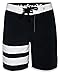 Hurley Men's BP Solid Boardshort Phantom Boardshort, Black, 32