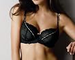 Elle Macpherson Intimates Artistry Full Busted Underwire Bra E76-564 32G/Jet