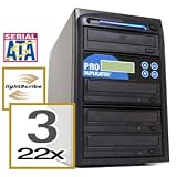 Produplicator 1 to 3 LightScribe SATA Burner 22x CD/DVD Duplicator + USB 2.0 Connection
