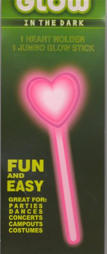 Glow in the Dark Heart Holder (Various Colors)