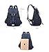 Artone Water Resistant Campus Backpack Casual Drawstring Daypack With Backside Anti-Theft Zipper Purse Pocket