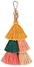 QTMY Big Pom Pom Tassel Bag Pendant Charm Keyring Keychain for Women Purse Handbag Decor