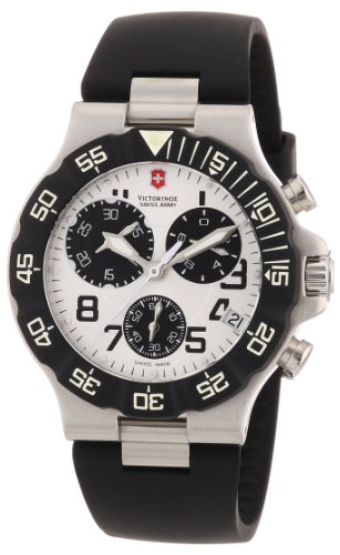 Victorinox Swiss Army Men's 241338 Victorinox Swiss Army Summit XLT Chrono Watch Silver Dial Watch On Sale