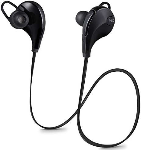 Coolink Bluetooth Headphones Wireless Stereo Earbuds Bluetooth 4.1 Headsets with Mic In-ear Noise Cancelling Sweatproof Sports/Running Earphones for iPhone, iPad, Samsung Galaxy, Android (Black)