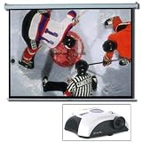 Optoma DV11 DLP DVD Projector & 100 Manual Screen w/ $100 Mail-In Rebate
