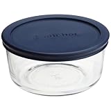 Kitchen Supply 4 Cup Glass Round Baking Dish With Cover