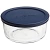 Kitchen Supply 4 Cup Glass Round Baking Dish With Cover