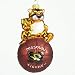 Missouri Tigers 5 Glass Mascot Basketball Ornament