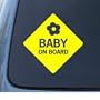 BABY ON BOARD - Child Warning - Car, Truck, Notebook, Vinyl Decal Sticker #1100 | Vinyl Color: Yellow