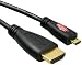 mumbi Micro HDMI Kabel 1080p - vergoldete Kontakte - HDMI Mikro Type D High Speed Kabel HDMI 1.4 / Verbindungskabel 3 Meter