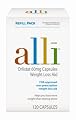 Alli Weight-Loss Aid, Orlistat 60mg Capsules, 120-Count Refill Pack