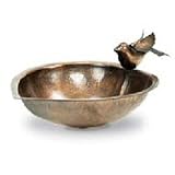 Heart Shaped Bird Bath by
