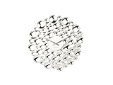 Karlsson Bubble Steel Wall Clock,  Chrome