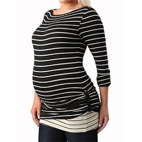 Buy A Pea in the Pod Collection: Bailey 44 Scoop Neck Mock Layer Maternity T Shirt