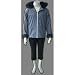 Japanese Anime Naruto Cosplay Costume - Inuzuka Kiba 1st Ver Set Large