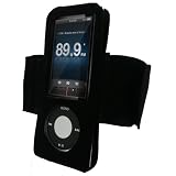 iGadgitz Black Neoprene Sports Armband for Apple iPod Nano 5th Gen Generation 5G (with Video Camera) 8GB & 16GB
