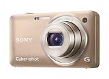 Sony DSC-WX5N Digitalkamera (12 Megapixel, 5-fach opt. Zoom, 7 cm (2,8 Zoll) Display, 3D Schwenkpanorama, Full HD Video) champagnergold