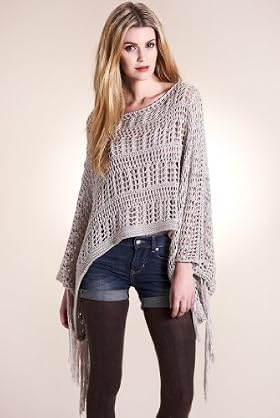 Limited Collection Open Knit Tassel Trim Jumper