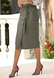 Linen Safari Skirt