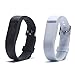 Vetoo Replacement Bands for Fitbit Flex,Fashion Silicone Bracelet Wristband Accessory,Pack of 2,Black+White