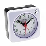 London Clock Co Black Mini Travel Alarm Clock