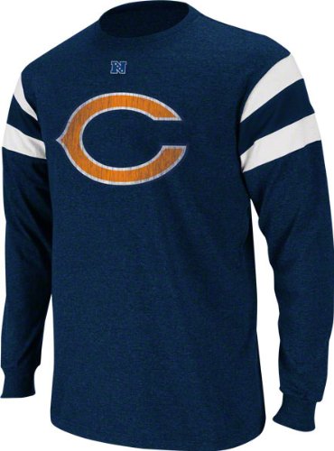 Chicago Bears Blue End of Line III Long Sleeve Jersey Shirt