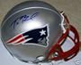 TOM BRADY SIGNED AUTOGRAPHED NEW ENGLAND PATRIOTS MINI HELMET W/ HOLOGRAM + COA