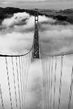 GOLDEN GATE BRIDGE MISTY MORNING POSTER 24x36