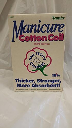 Lot of 2 Manicure Cotton Coil 100% Cotton 10 ft