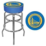 Golden State Warriors NBA Padded Swivel Bar Stool